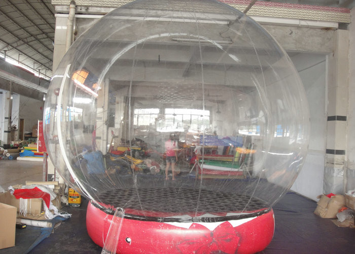 परिवर्तनीय रंग Inflatable बर्फ ग्लोब पारदर्शी उपस्थिति सीई स्वीकृत