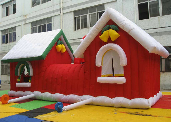 रंगीन डिजाइन Inflatable हॉलिडे सजावट 9.5mx4m आयाम लीड नि: शुल्क